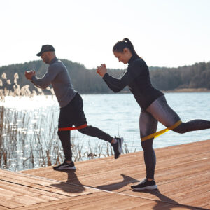 Allenamento con solo elastici - rubber bands