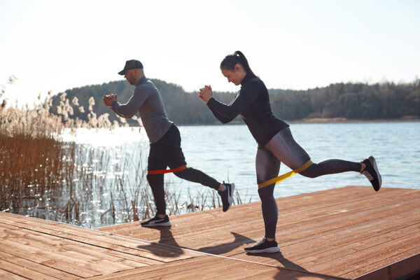 Allenamento con solo elastici - rubber bands
